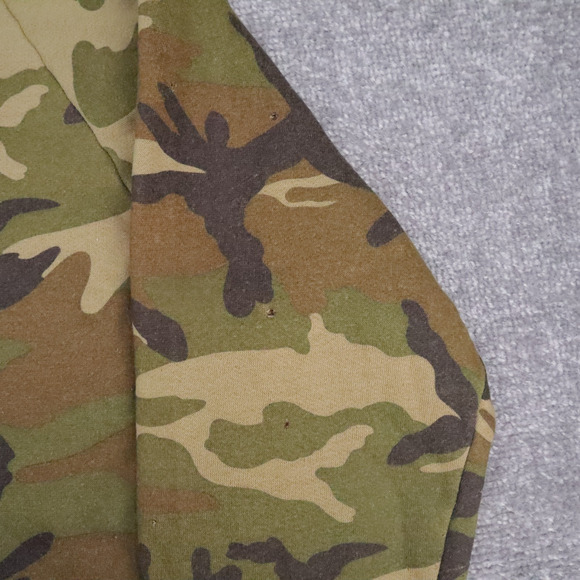 VTG Thrashed Duck Bay Camouflage XL Multicolor Long Sleeve Pullover Sweatshirt - Picture 9 of 16